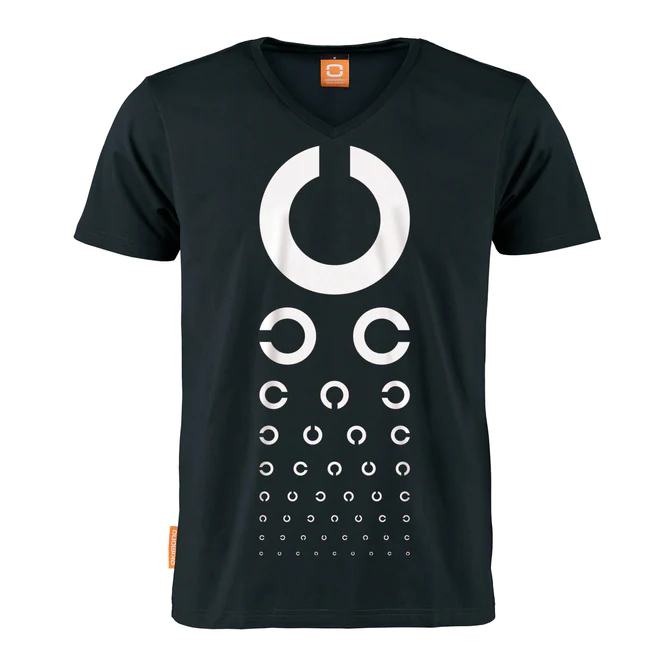 Okimono T-shirt Heren, Zwart, Eye Catcher