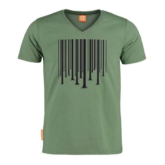 Okimono T-shirt Heren, Groen, A Forest