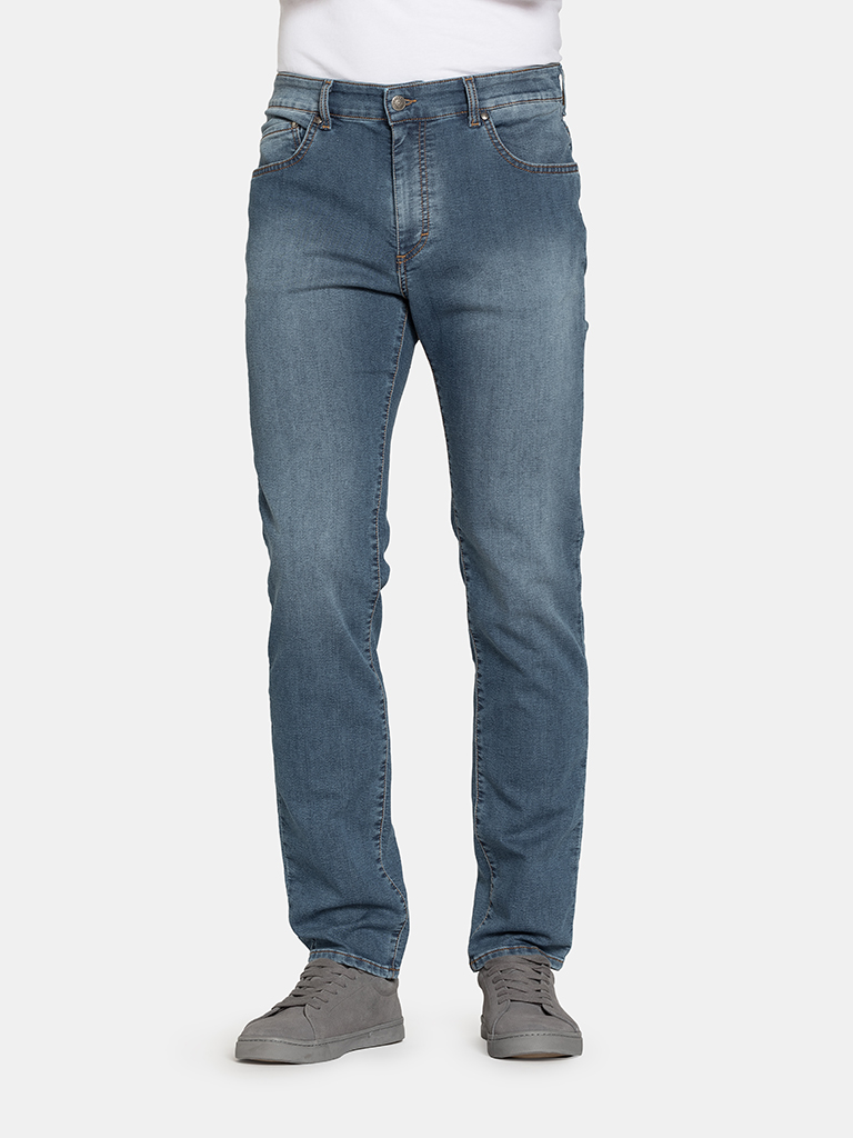 Jogging Jeans Heren, Regular Fit, Iets Hogere Taille (Ook Grote Maten, Model 700)
