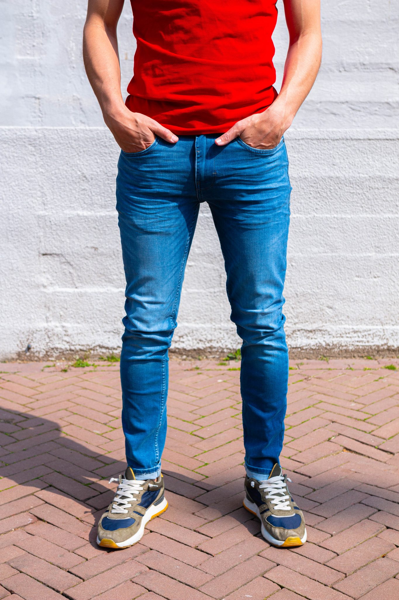 Super Stretch Jeans Lichtblauw, Slim Fit, Zeer Comfortabel!