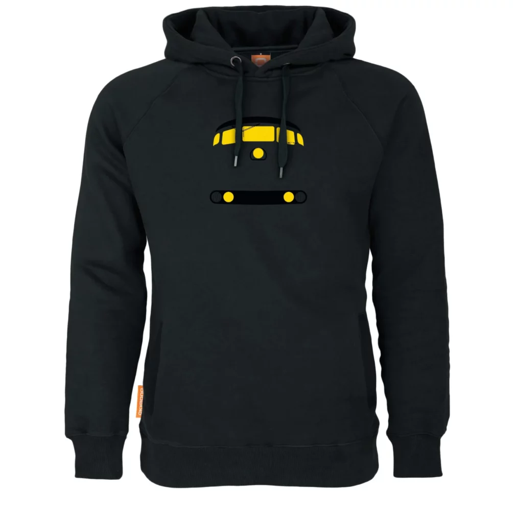 Okimono-Hoodie-Männer, Schwarz, Trainspotting