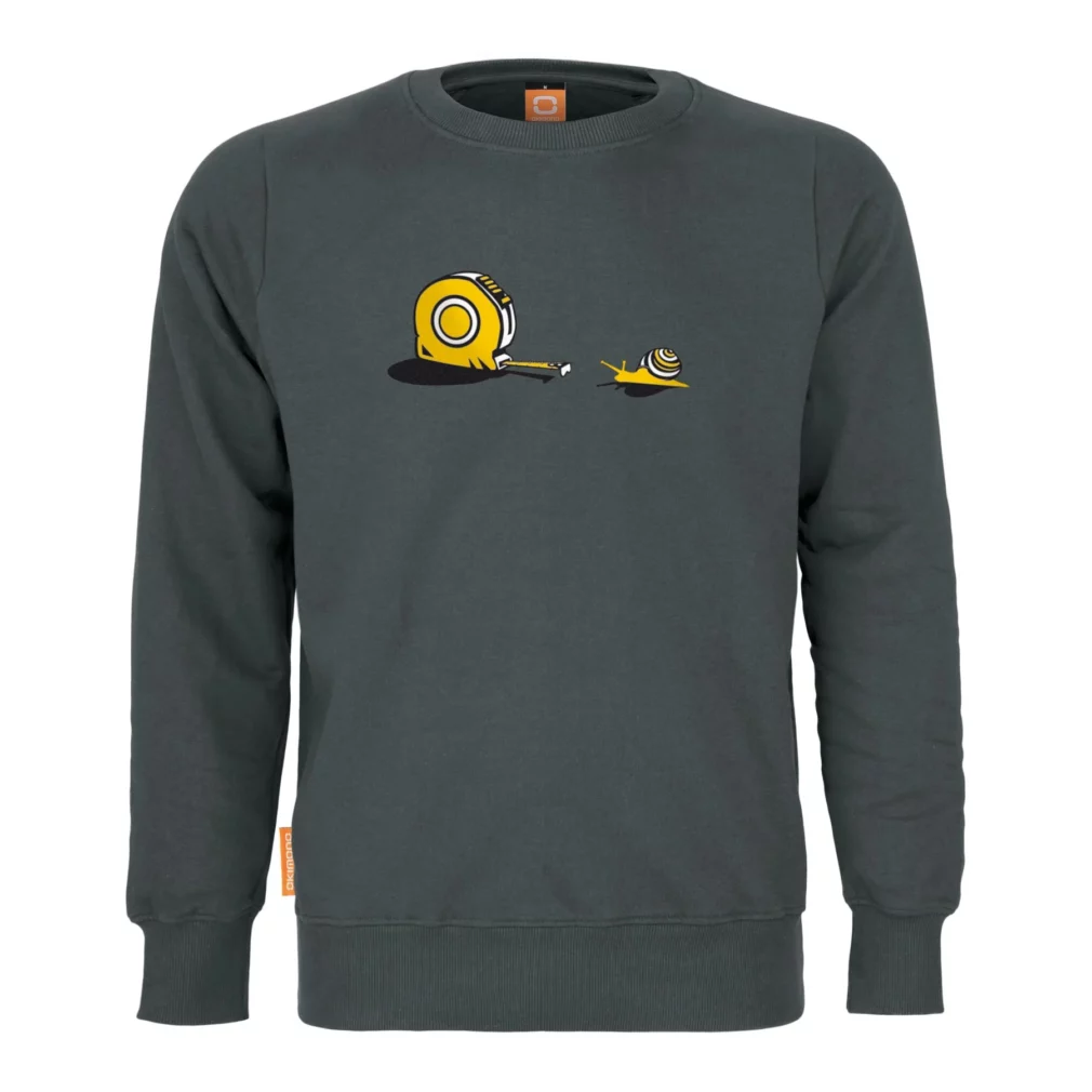 Okimono Pullover Männer, Grau, Staredown