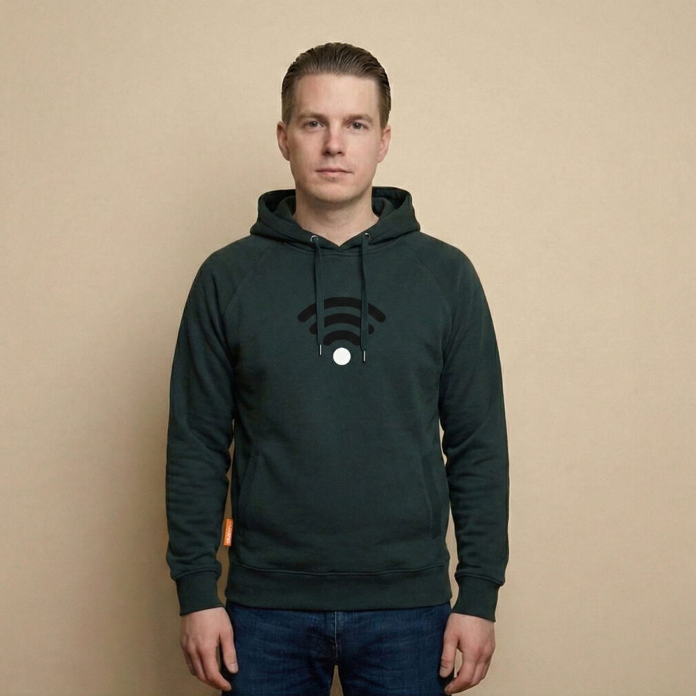 Okimono T-shirt Heren De Wifi Is K*t