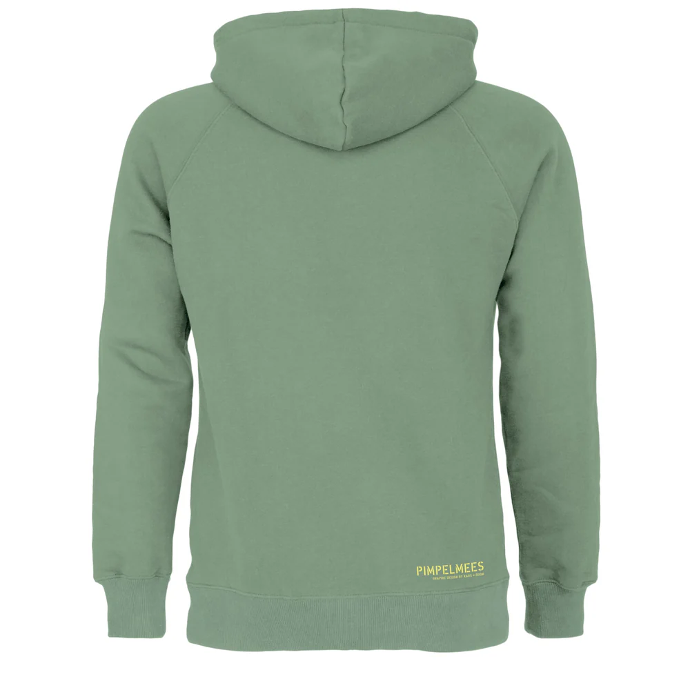 Okimono Hoodie Men, Green, Blue