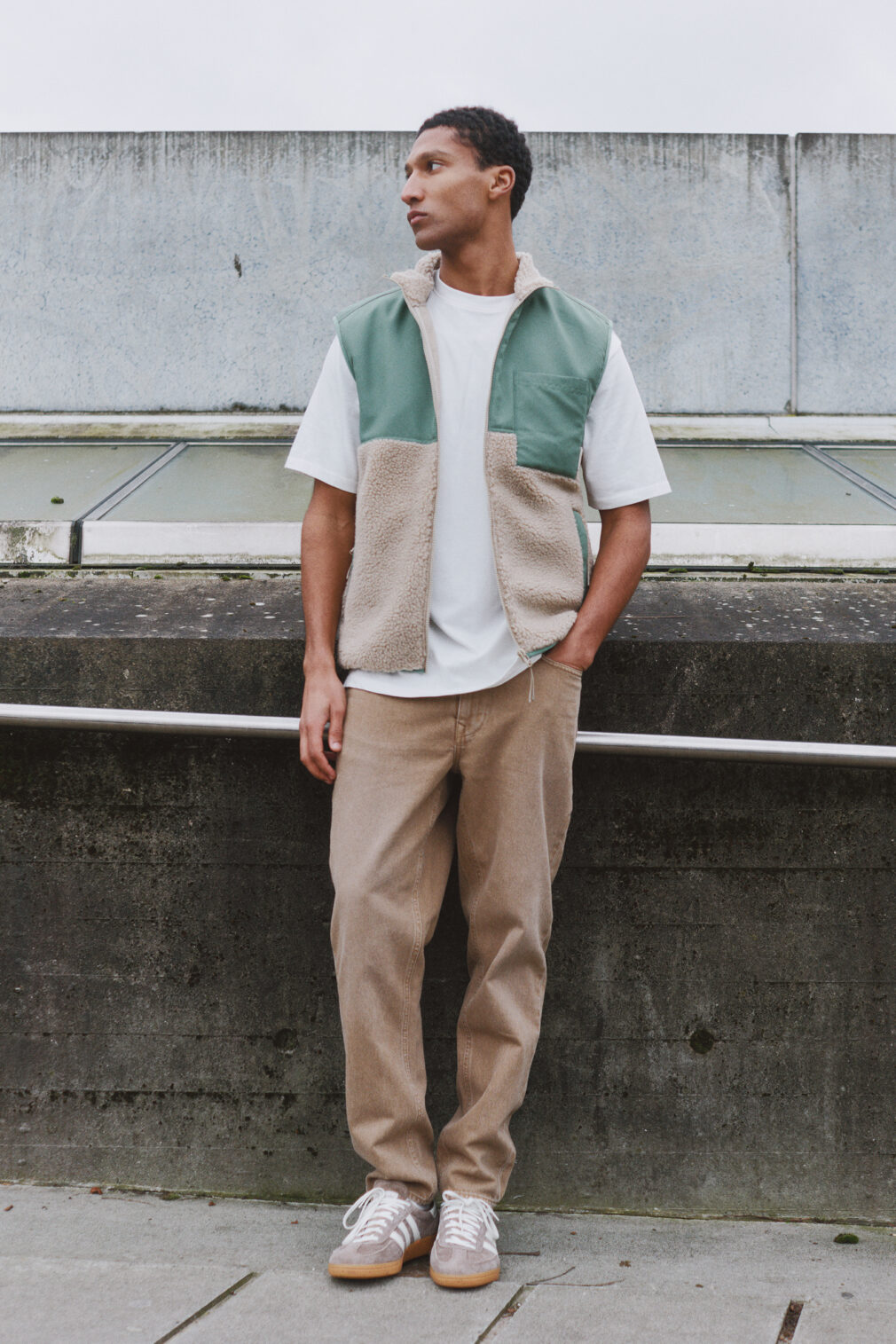 Blend Bodywarmer Mint Teddy