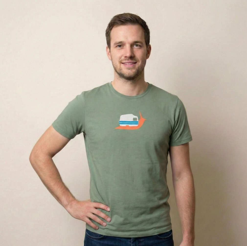 Okimono T-Shirt Männer Zeitlupe