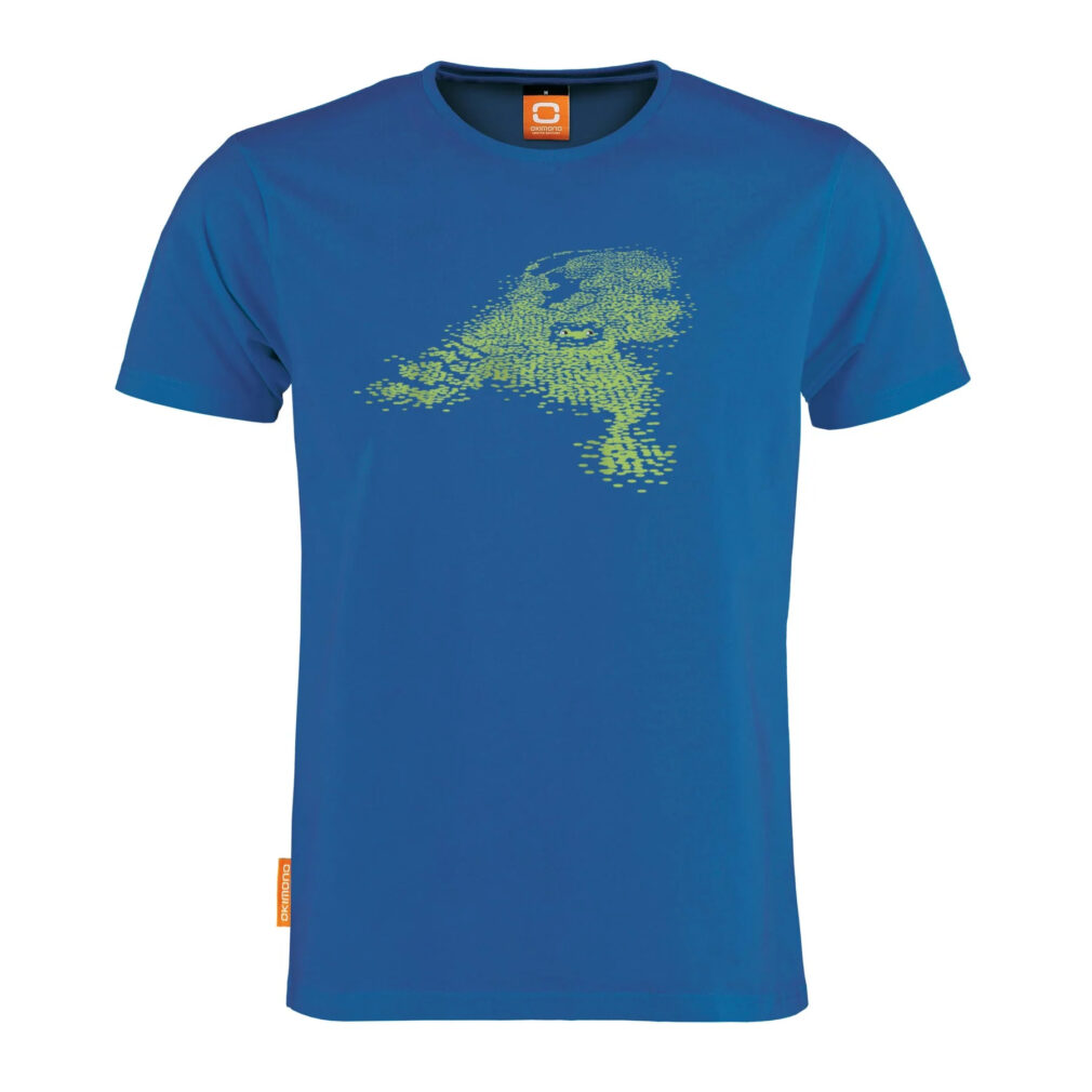 Okimono, Herren-T-Shirt, Blau, Little Country