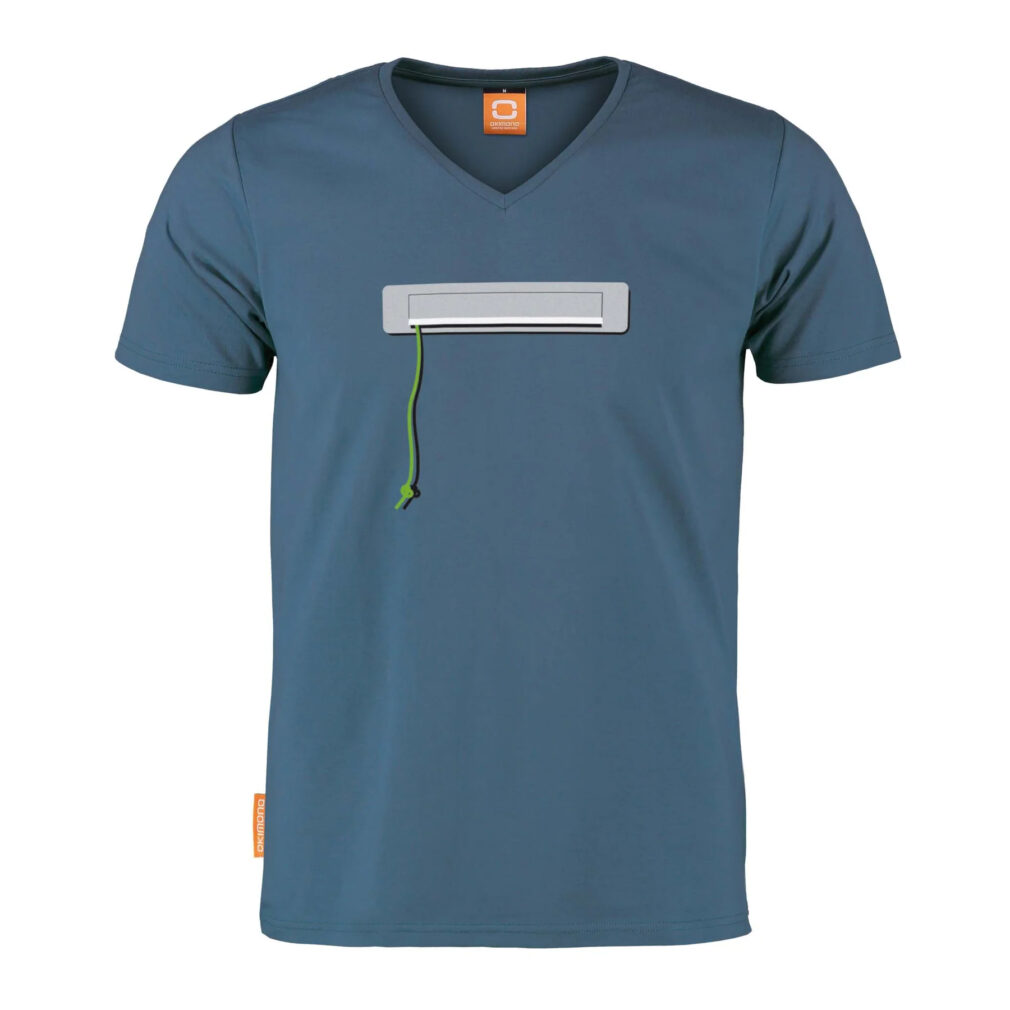 Okimono, Herren-T-Shirt, Blau, Jan's String