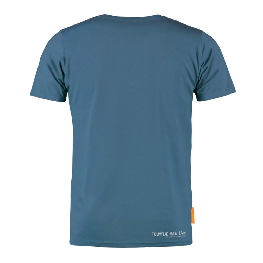 Okimono, Herren-T-Shirt, Blau, Jan's String