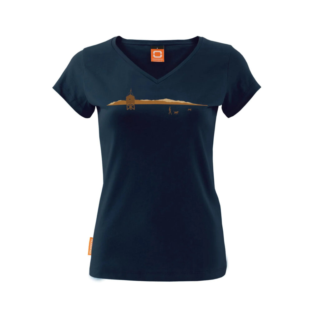 Okimono T-Shirt Frauen föhnen aus