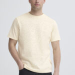 Blend T-shirt Donkerblauw - Creme